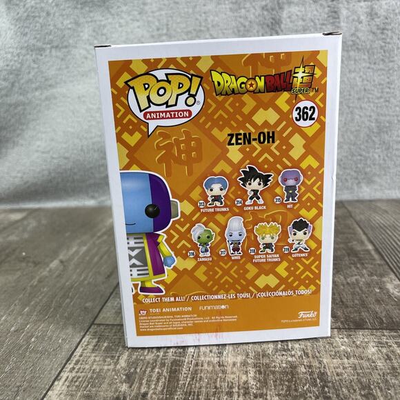 Anime Zen Oh Dragonball Ball Super Funko Pop 362 Auto Sarah Wiedenheft - Picture 3 of 7